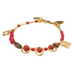 Złota bransoletka z czakrą podstawy z kolekcji Gelato