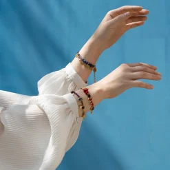 Złota bransoletka z czakrą podstawy z kolekcji Gelato