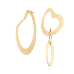 Abstrakcyjne, duże kolczyki z kolekcji Tache