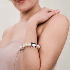Artystyczna bransoletka z perłami z kolekcji Parer