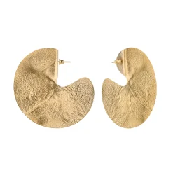 Artystyczne kolczyki koła z kolekcji Moon