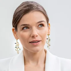 Asymetryczne kolczyki w stylu boho z kolekcji Gelato