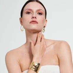 Asymetryczne wiszące kolczyki z kolekcji New Stone