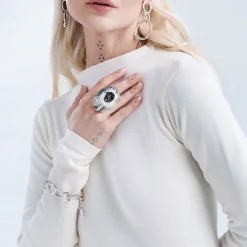 Bransoletka z nieregularnych ogniw z kolekcji New Stone