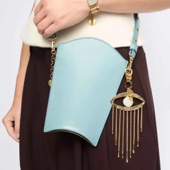 Brelok z ceramiką w kształcie oka z kolekcji Monumental