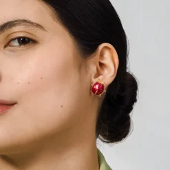 Czerwone kolczyki biedronki z kolekcji Plantis