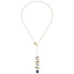 Długi naszyjnik z kolorowymi zawieszkami z kolekcji Minakari