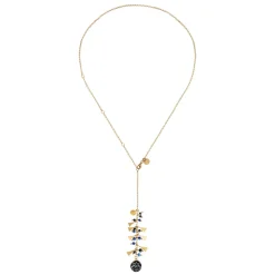 Długi naszyjnik z kolorowymi zawieszkami z kolekcji Minakari