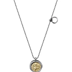 Długi naszyjnik z zawieszką w formie pieczęci z kolekcji Semios