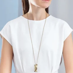 Długi naszyjnik z zawieszką cukierkiem z kolekcji Love