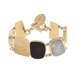 Efektowna bransoletka z kolorową ceramiką z kolekcji Monumental