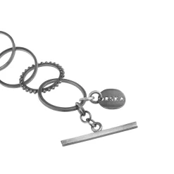 Elegancka, srebrna bransoletka łańcuch z kolekcji Ray