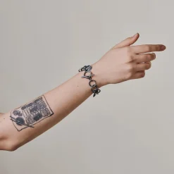 Grafitowa, klasyczna bransoletka z kolekcji Vintage