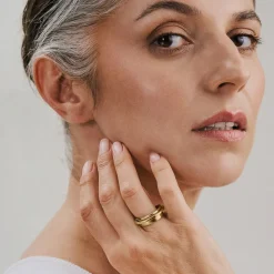 Klasyczna, złota obrączka z kolekcji Body