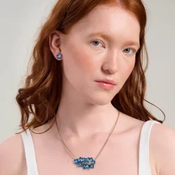 Kolczyki niezapominajki z kolekcji Plantis