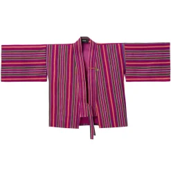 Limitowane kimono z fioletową podszewką z kolekcji Guatemala