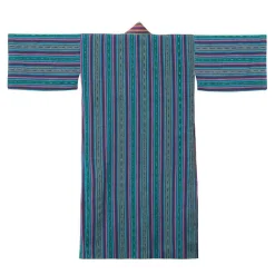 Limitowane, niebieskie kimono MAXI z kolekcji Guatemala