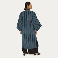 Limitowane, niebieskie kimono MAXI z kolekcji Guatemala