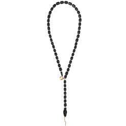 Limitowany drewniany naszyjnik w formie węża z kolekcji Kembali