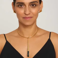 Naszyjnik kolia z zawieszką z jadeitu z kolekcji Guatemala