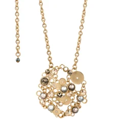 Naszyjnik z artystyczną zawieszką z kryształami z kolekcji Soda