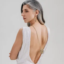 Naszyjnik z artystyczną zawieszką z kryształami z kolekcji Soda