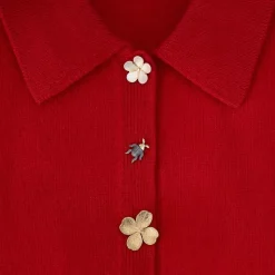 Pin z czterolistną koniczyną na szczęście z kolekcji Bery