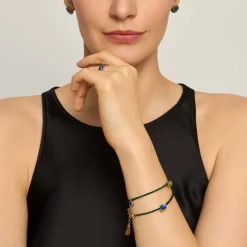 Podwójna bransoletka z zawieszkami z kolekcji Minakari