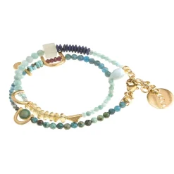 Podwójna, pozłacana bransoletka z kolekcji Gelato