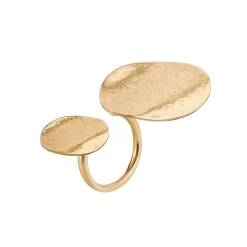 Podwójny pierścionek z kolekcji Rundo