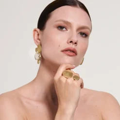 Podwójny pierścionek z kolekcji Rundo