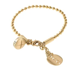 Pozłacana bransoletka na łańcuszku z zawieszką tabletką z kolekcji Pills