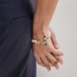 Pozłacana bransoletka z perłami z kolekcji Soda