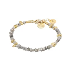 Pozłacana bransoletka z surowymi diamentami z kolekcji Verum