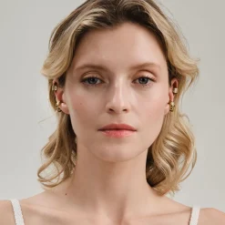 Pozłacana nausznica z kolekcji Prato