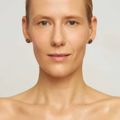 Pozłacane, długie kolczyki z kyanitem z kolekcji Gelato