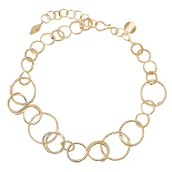 Pozłacany naszyjnik - łańcuch z motywem węża z kolekcji Kembali