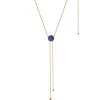 Pozłacany naszyjnik typu krawatka z lapis lazuli z kolekcji Orini