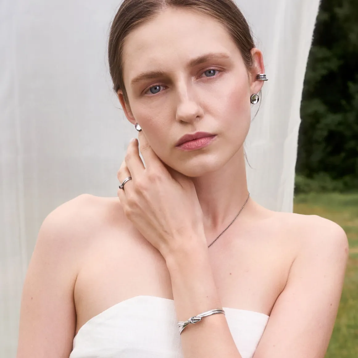 Srebrna bransoletka z kolekcji Prato