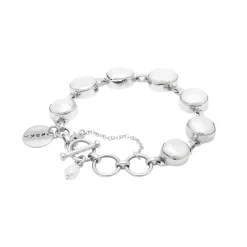 Srebrna bransoletka z perłami z kolekcji Perle