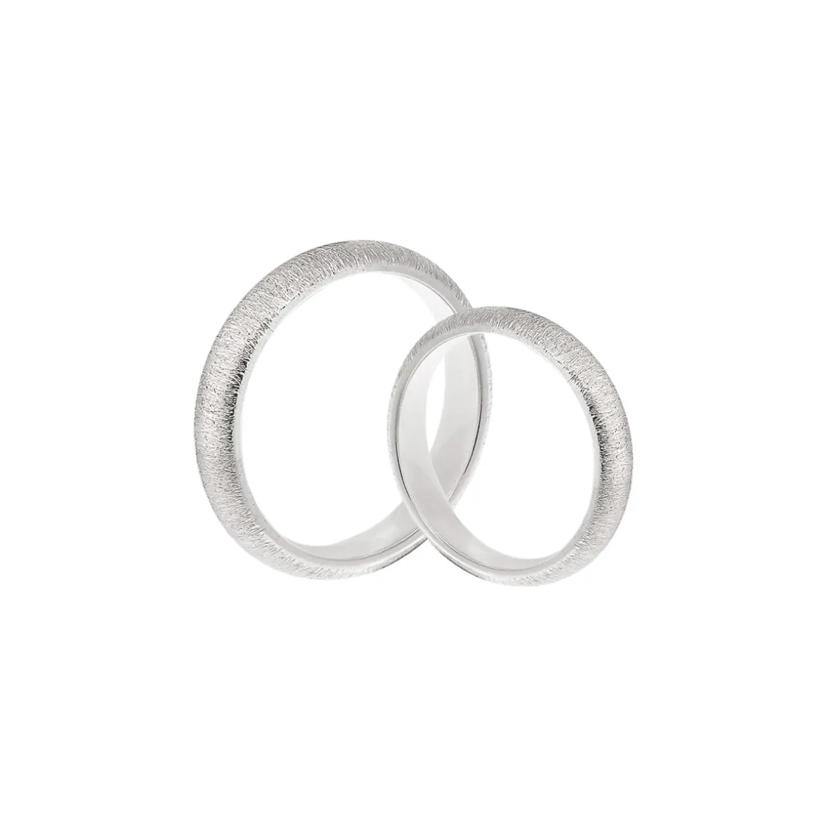Srebrna, minimalistyczna obrączka z kolekcji Verum