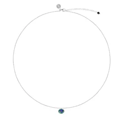 Srebrny, dwustronny naszyjnik z kolekcji Minakari