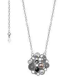 Srebrny naszyjnik z zawieszką z kryształami z kolekcji Soda