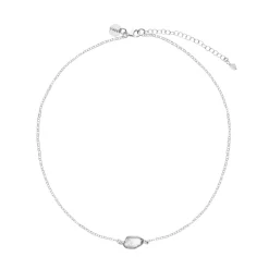 Subtelny naszyjnik z zawieszką z herkimerem z kolekcji Aurora