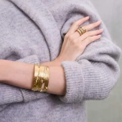 Szeroka bransoletka - mankiet z kolekcji Prato