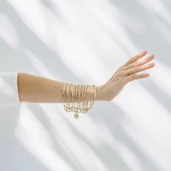 Szeroka bransoletka bangle z kół z kolekcji Vintage