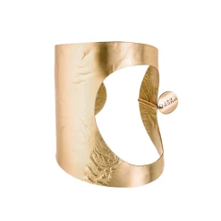 Szeroka, elegancka bransoletka z kolekcji Moon z dekoracyjnym wycięciem