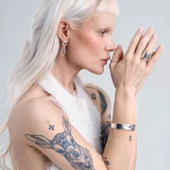 Szeroka obrączka z kolekcji New Stone