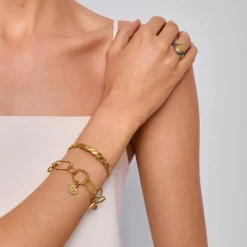 Sztywna, pleciona bransoleta z kolekcji Semios